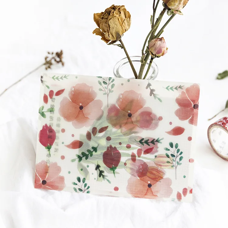 3 Envelopes/Pack Various Beautiful Flower Parchment Paper Envelope For Gift Korean Stationery
3 Envelopes/Pack Various Beautiful Flower Parchment Paper Envelope For Gift Korean Stationery