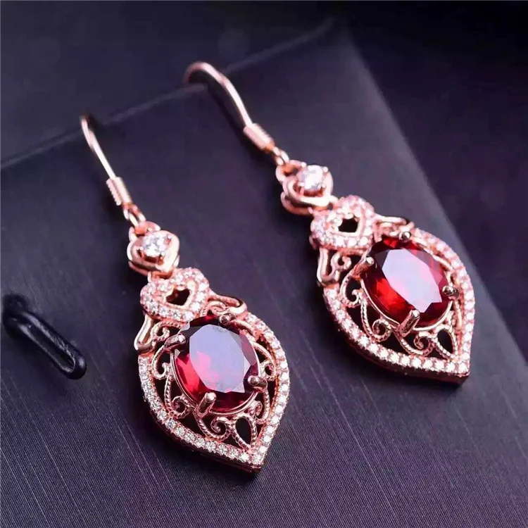 KJJEAXCMY boutique jewels 925 pure silver inlaid with natural garnet female pendant ring earrings 3 pieces of gold and silver co
KJJEAXCMY boutique jewels 925 pure silver inlaid with natural garnet female pendant ring earrings 3 pieces of gold and silver co