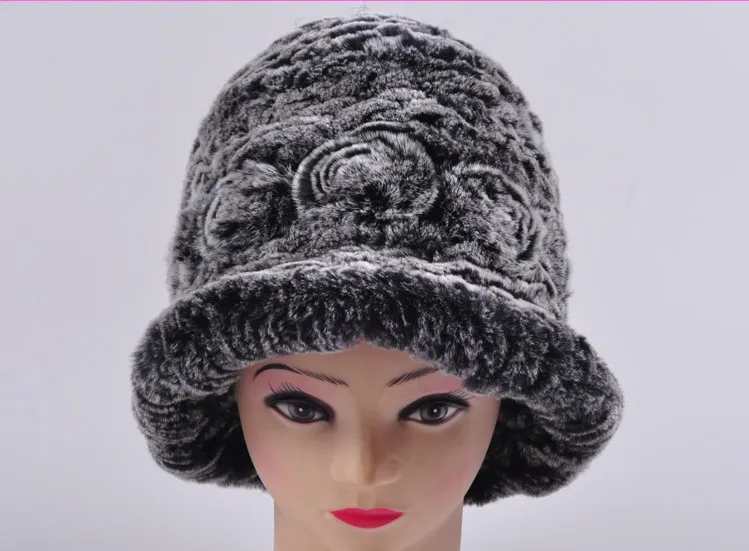 Real Rex rabbit fur cap for women autumn winter fashion stripe floral Brown Gray Fur knitted hat with rabbit H429
Real Rex rabbit fur cap for women autumn winter fashion stripe floral Brown Gray Fur knitted hat with rabbit H429