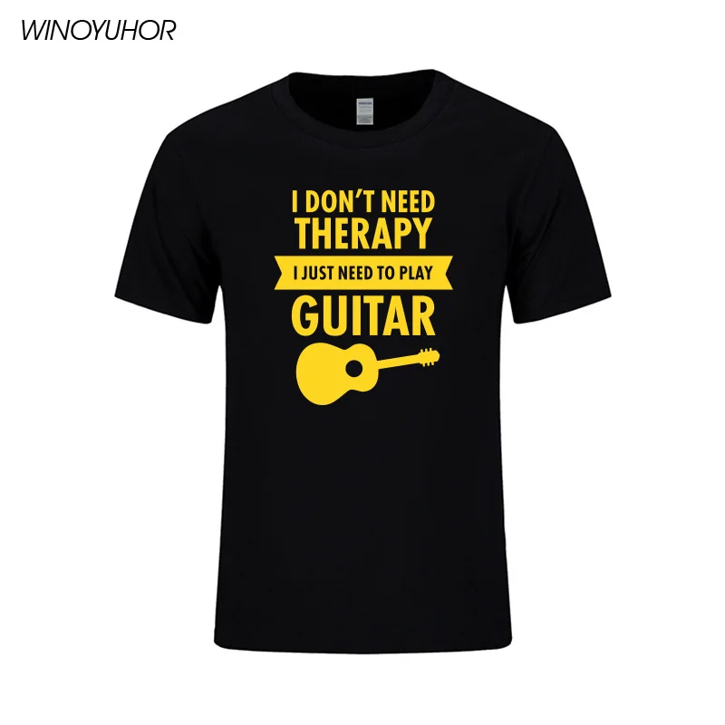I Don't Need Therapy I Just Need To Play Guitar T-Shirt Men Summer Short Sleeve Cotton Tshirt Rock RollPunk Music Tops Tee
I Don't Need Therapy I Just Need To Play Guitar T-Shirt Men Summer Short Sleeve Cotton Tshirt Rock RollPunk Music Tops Tee