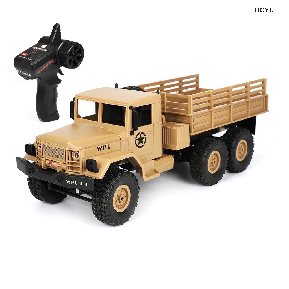 WPL B16 RC грузовик 1/16 2 4G 6WD гусеничный внедорожник с светильник RTR|rc racing car|rc carmonster truck