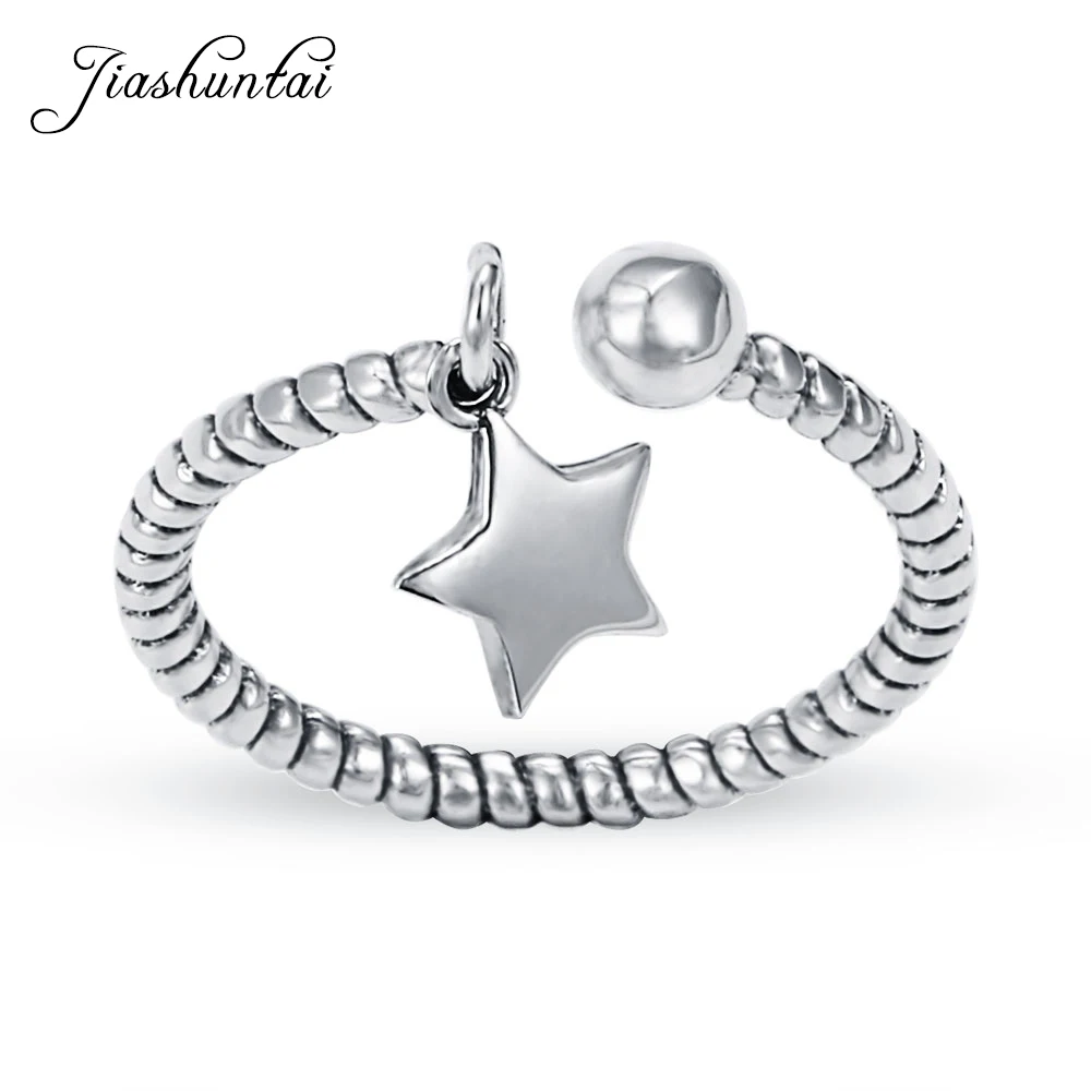 JIASHUNTAI Trendy Star Finger Rings for Women Wedding 100% 925 Sterling Silver Jewelry Handmade 2018 HOT SELL
JIASHUNTAI Trendy Star Finger Rings for Women Wedding 100% 925 Sterling Silver Jewelry Handmade 2018 HOT SELL
