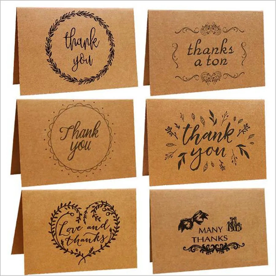 New Hot Wholesale 100pcs Kraft Paper Vintage Brown Wedding Party Thank You Kraft Cards Envelops Wedding Party Event Supplies
New Hot Wholesale 100pcs Kraft Paper Vintage Brown Wedding Party Thank You Kraft Cards Envelops Wedding Party Event Supplies