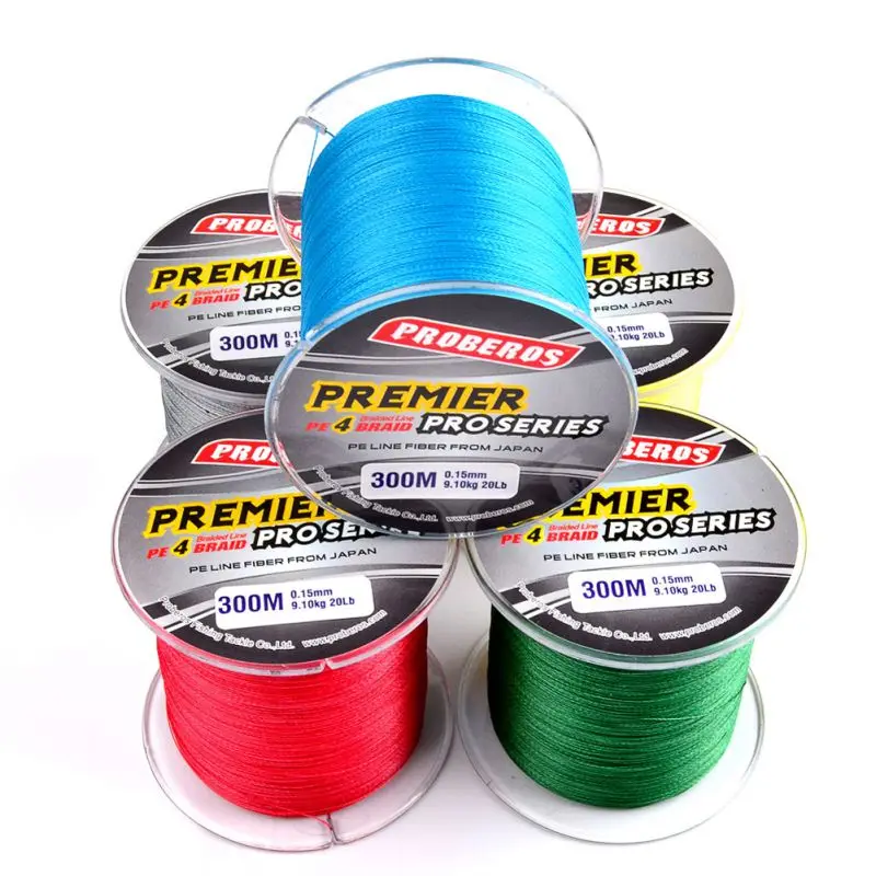 300M PE Multifilament Braided Fishing Line Super Strong Fishing Line Rope 4 Strands Carp Fishing Rope Cord 6LB - 80LB
300M PE Multifilament Braided Fishing Line Super Strong Fishing Line Rope 4 Strands Carp Fishing Rope Cord 6LB - 80LB