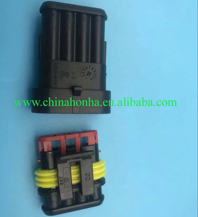 Free shipping 4P waterproof automotive Wire Connector Plug Car Motorcycle PA66 DJ7041-1.5-11/21
Free shipping 4P waterproof automotive Wire Connector Plug Car Motorcycle PA66 DJ7041-1.5-11/21
