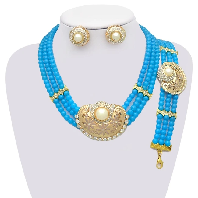 Jewelry Factory Yulaili Artificial Precious Stone Factory Novel Design Ladies Costume Beaded Jewelry Set
Jewelry Factory Yulaili Artificial Precious Stone Factory Novel Design Ladies Costume Beaded Jewelry Set