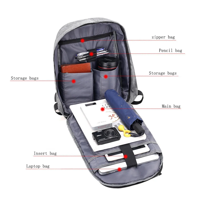 Chuwanglin Charging anti-theft laptop backpack fashion men's backpack casual mochila escolar school bags travel backpacks A2040
Chuwanglin Charging anti-theft laptop backpack fashion men's backpack casual mochila escolar school bags travel backpacks A2040