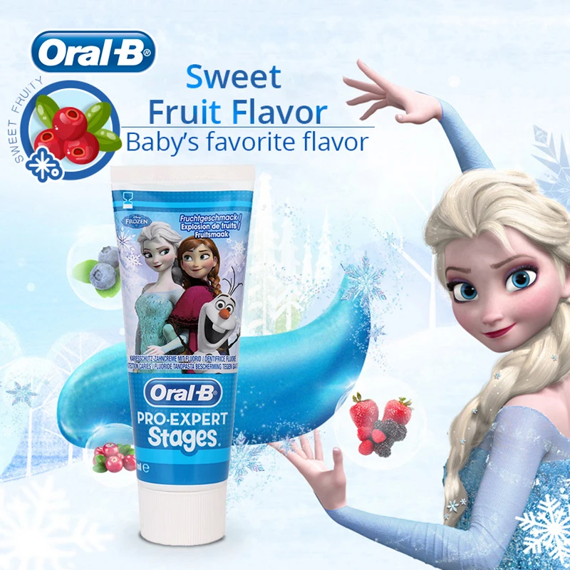 Детская зубная паста Oral B Pro expert Stage с низким коэффициентом потускнения без