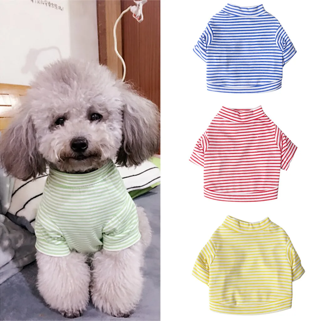 Pet Dog Puppy Vest T-shirt Dog Clothes Striped Vest Apparel Spring Dogs Shirts Puppy T-shirt
Pet Dog Puppy Vest T-shirt Dog Clothes Striped Vest Apparel Spring Dogs Shirts Puppy T-shirt