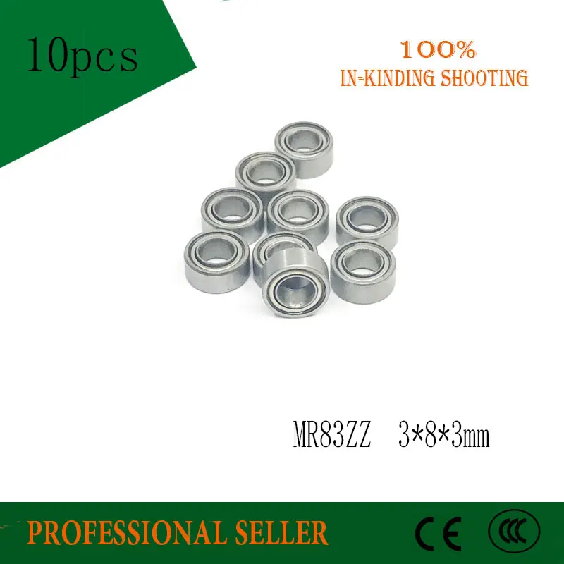 Free Shipping 10 PCS MR83ZZ ABEC-3 3*8*3 mm Deep groove Ball Bearings MR83 / L-830 ZZ 3x8x3mm
Free Shipping 10 PCS MR83ZZ ABEC-3 3*8*3 mm Deep groove Ball Bearings MR83 / L-830 ZZ 3x8x3mm