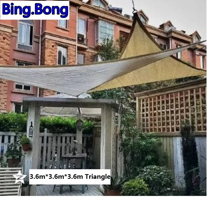 USA free ship Outdoor sun shading sail 3.6*3.6*3.6m triangle waterproof HDPE mesh awning canopy gazebo toldo shade net free sky
USA free ship Outdoor sun shading sail 3.6*3.6*3.6m triangle waterproof HDPE mesh awning canopy gazebo toldo shade net free sky