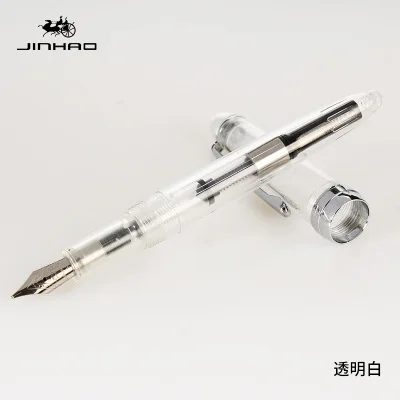 JINHAO 992 Transparent White Colour Spiral round body office Student Fine nib Fountain Pen New
JINHAO 992 Transparent White Colour Spiral round body office Student Fine nib Fountain Pen New