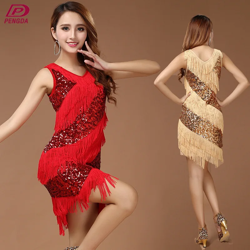 New Latin Dance Costumes High-grade Sequins Tassels Latin Dance Skirts Costumes Adult Dance Costumes B-5610
New Latin Dance Costumes High-grade Sequins Tassels Latin Dance Skirts Costumes Adult Dance Costumes B-5610