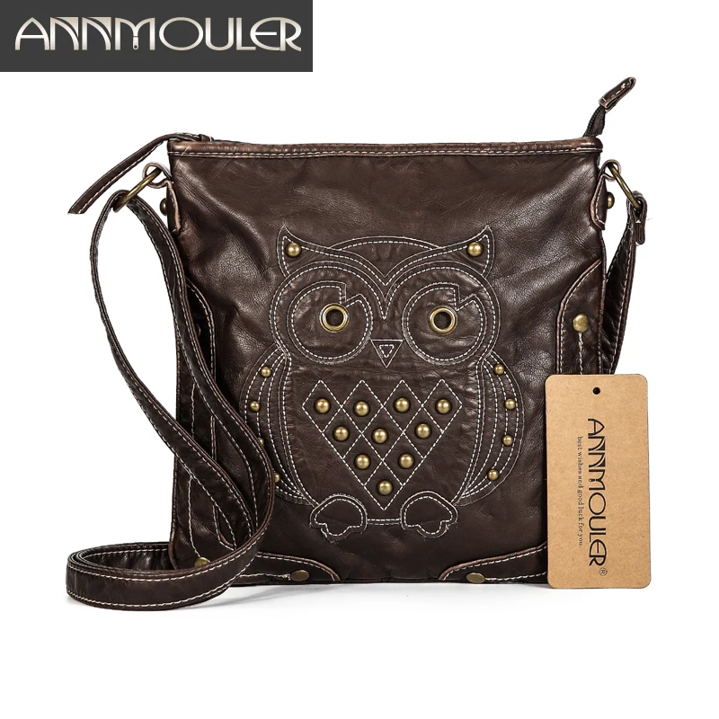 Annmouler 2022 Brand Women Shoulder Bag Soft Pu Leather Crossbody Bag Cartoon Owl Patchwork Messenger Bag Ladies Grey Small Bags
Annmouler 2022 Brand Women Shoulder Bag Soft Pu Leather Crossbody Bag Cartoon Owl Patchwork Messenger Bag Ladies Grey Small Bags