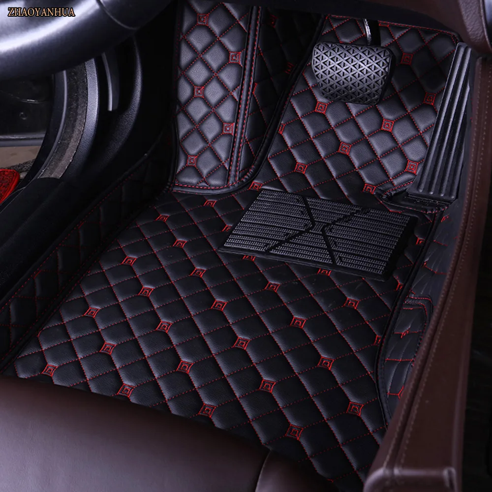 Коврики автомобильные под заказ специально для Audi A7 S7 A1 A3 A4 A5 A6 A8 A8L Q3 Q5 Q7 5D кожаные
