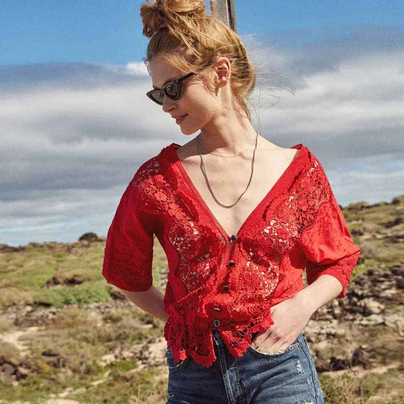2018 Ladies Bohemian Lace Fashion Streetwear Blusas Tassel Crop Tops Short Sleeve Vintage Casual V-neck Fringe Women Blouse
2018 Ladies Bohemian Lace Fashion Streetwear Blusas Tassel Crop Tops Short Sleeve Vintage Casual V-neck Fringe Women Blouse