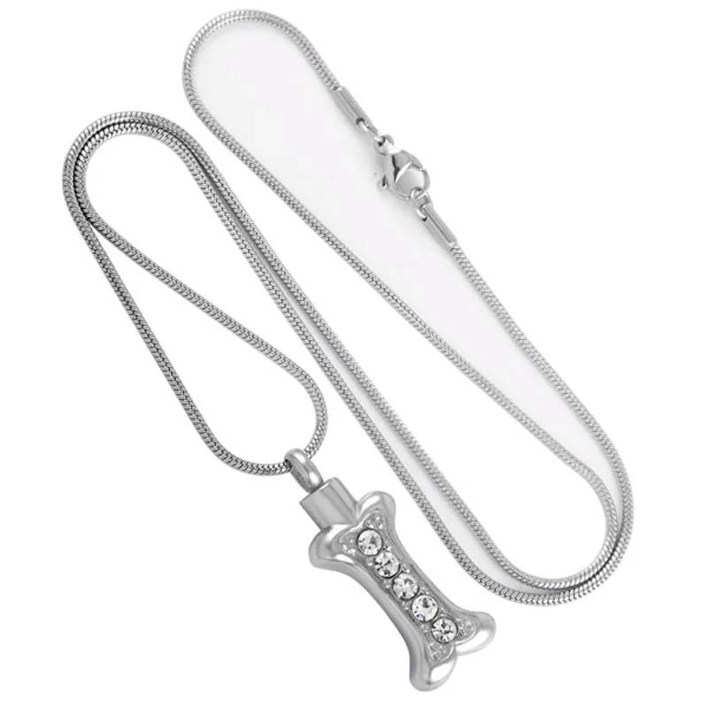 XWJ8044 Five Crystals Bone Cremation Urn Pendant Cute Dog Tag Pendant Memorial Urn Necklace Pet Ashes Holder Jewelry Keepsake
XWJ8044 Five Crystals Bone Cremation Urn Pendant Cute Dog Tag Pendant Memorial Urn Necklace Pet Ashes Holder Jewelry Keepsake