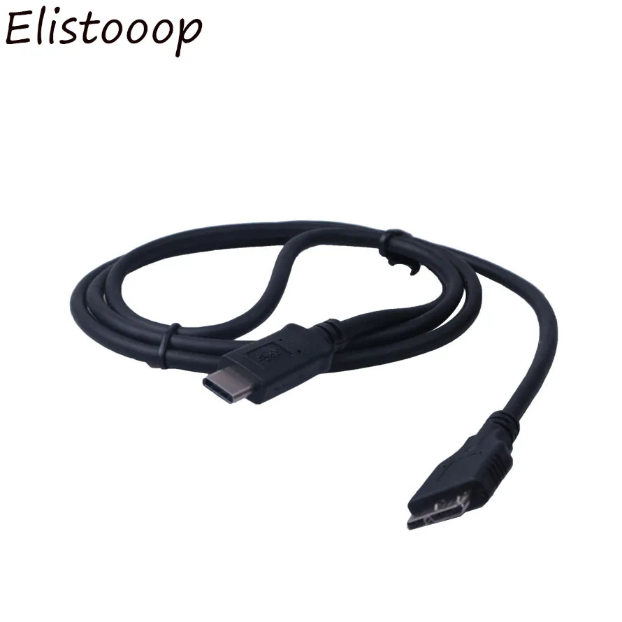 Elistooop USB 3 1 Type C Штекерный разъем к Micro B 0 кабель для передачи данных м 100 см фута метр