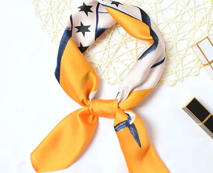 Yishine 70*70 CM Women Multifunction Polyester Silk Scarf Fish Star Printed Satin Small Square Wraps Scarves Shawl
Yishine 70*70 CM Women Multifunction Polyester Silk Scarf Fish Star Printed Satin Small Square Wraps Scarves Shawl
