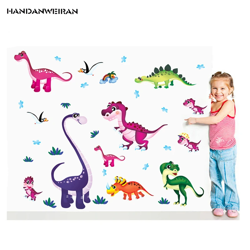 1PCS Dinosaur Cartoon wall Stickers For Children's Room Decoration Wall Sticker Removable Vinyl Decorative Stickers 90*60CM
1PCS Dinosaur Cartoon wall Stickers For Children's Room Decoration Wall Sticker Removable Vinyl Decorative Stickers 90*60CM