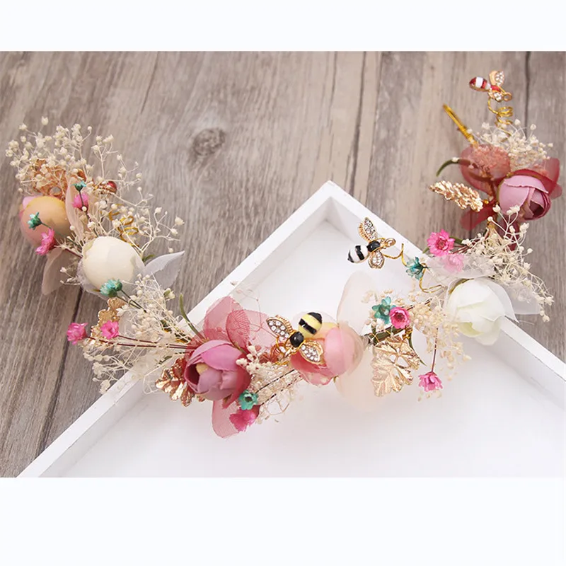 Handmade Eternal flower Wedding Tiaras Bride Headbands Hair Ornaments Bridal Jewelry Accessories For Women Prom Headdress
Handmade Eternal flower Wedding Tiaras Bride Headbands Hair Ornaments Bridal Jewelry Accessories For Women Prom Headdress