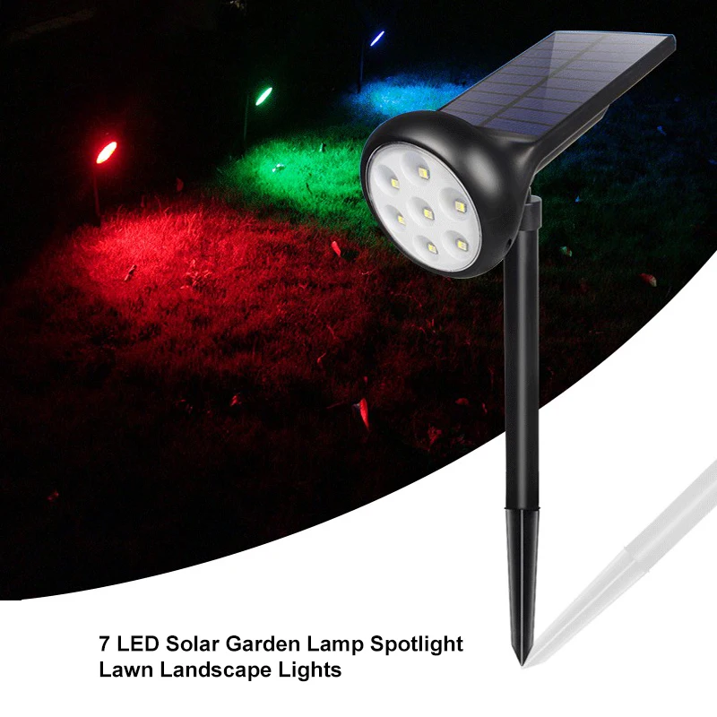 Solar Lamp LED lamp outdoor waterproof colorful tuinverlichting garden Lamp LED lawn light spotlight 7 Colour Landscape Lighting
Solar Lamp LED lamp outdoor waterproof colorful tuinverlichting garden Lamp LED lawn light spotlight 7 Colour Landscape Lighting