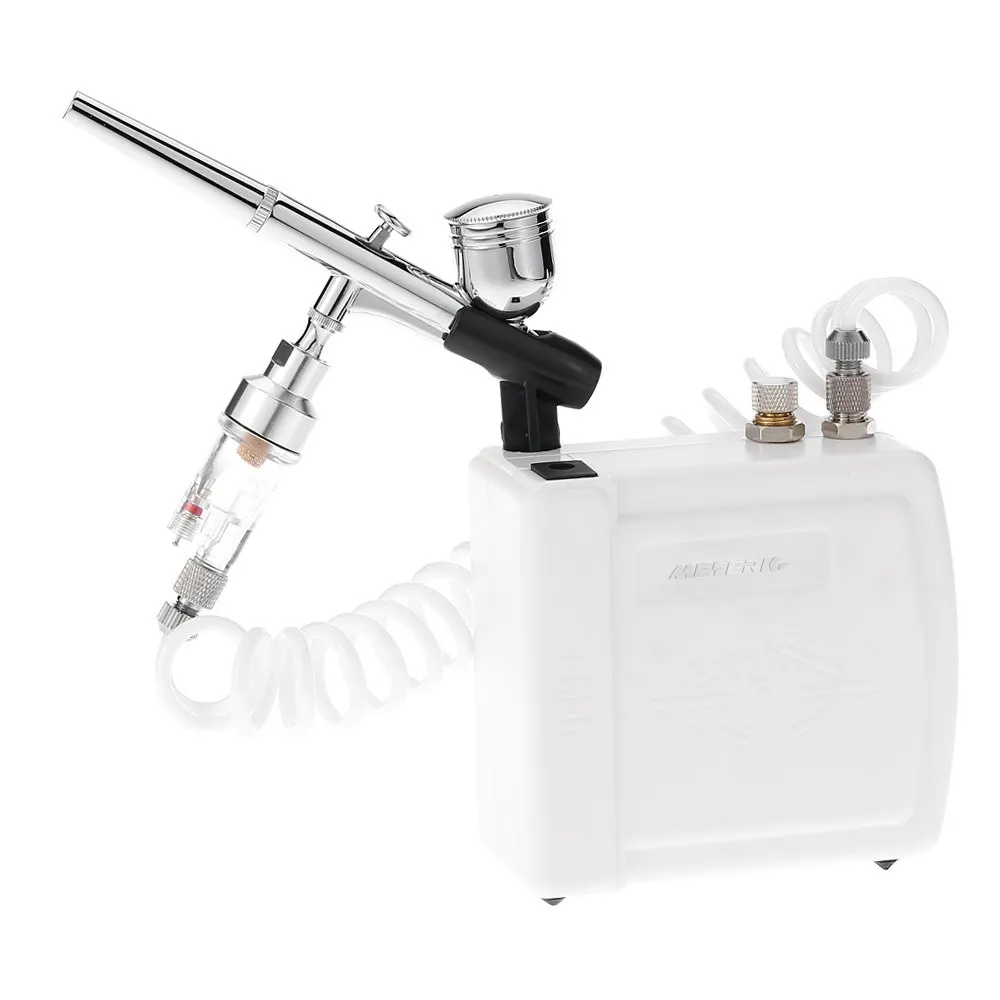 Meterk Professional Airbrush 110-240V Gravity Feed Air-brush paint spray gun sandblaster for Art Painting Makeup Nail Tool Set
Meterk Professional Airbrush 110-240V Gravity Feed Air-brush paint spray gun sandblaster for Art Painting Makeup Nail Tool Set