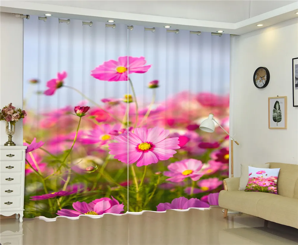 flowers Luxury Blackout 3D window Curtains For Living Room office Bedroom Drapes Cortina Rideaux Customized size Pink pillowcase
flowers Luxury Blackout 3D window Curtains For Living Room office Bedroom Drapes Cortina Rideaux Customized size Pink pillowcase