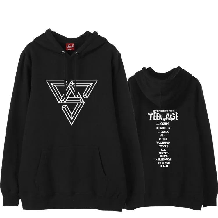 Seventeen comeback album teen,age same member name printing fleece hoodies for autumn winter kpop fans pullover sweatshirt
Seventeen comeback album teen,age same member name printing fleece hoodies for autumn winter kpop fans pullover sweatshirt
