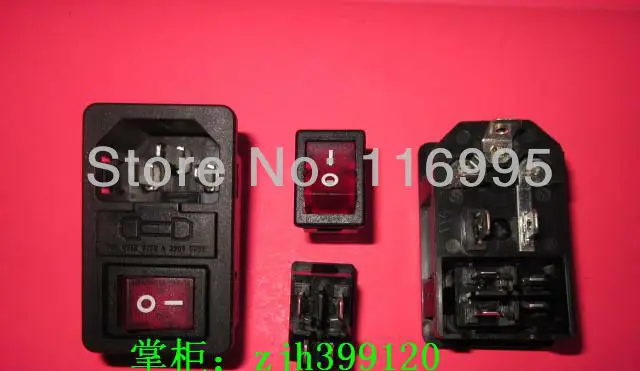 Free shipping 10pcs Power socket belt red switch fuse box three-in ac socket place 1.5mm
Free shipping 10pcs Power socket belt red switch fuse box three-in ac socket place 1.5mm