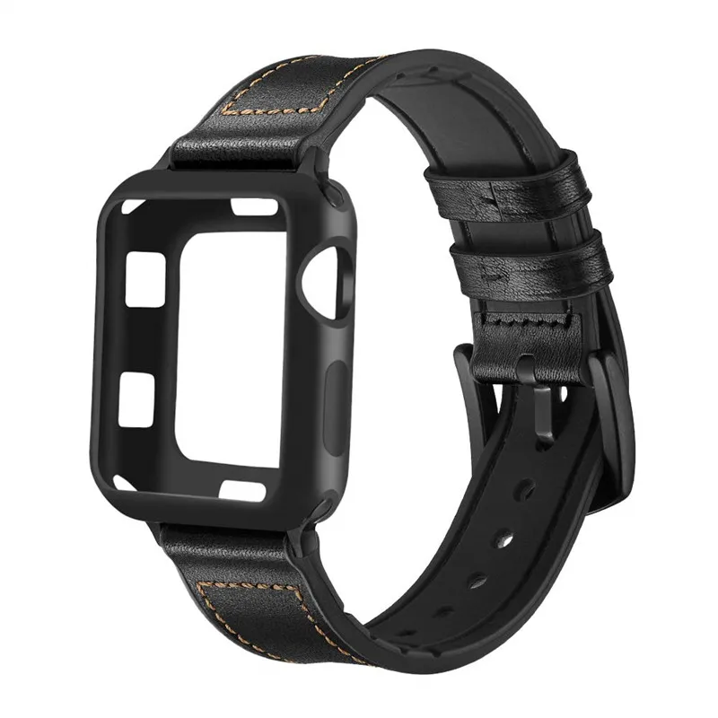 Ремешок спортивный для Apple Watch 4 Band 40 мм 44 мм, винтажный кожаный браслет с силиконовым защитным чехлом для iWatch 1/2/3 38 мм 42 мм
Ремешок спортивный для Apple Watch 4 Band 40 мм 44 мм, винтажный кожаный браслет с силиконовым защитным чехлом для iWatch 1/2/3 38 мм 42 мм