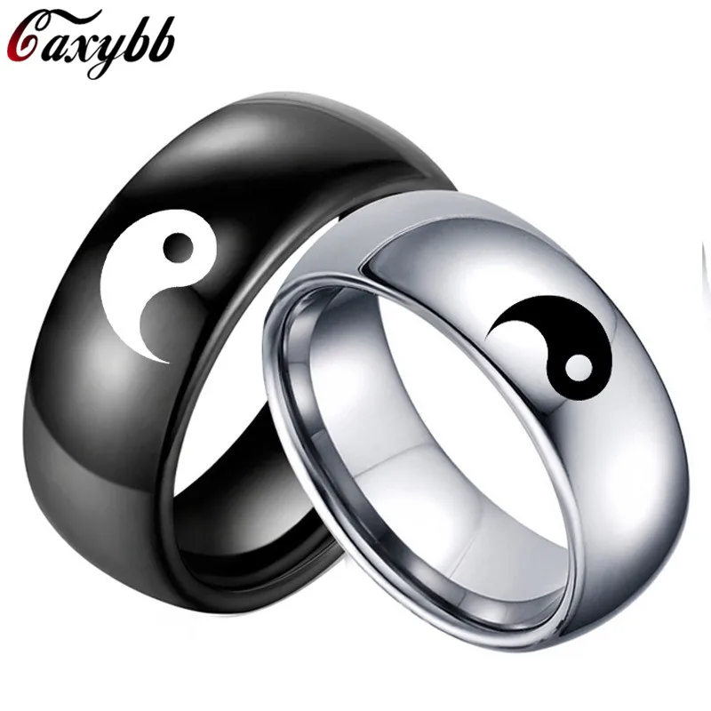 Men Women Yin Yang Sign Band Fashion Titanium Steel Ring Lover Couple Party Club Wedding Black Silver Jewelry Gift
Men Women Yin Yang Sign Band Fashion Titanium Steel Ring Lover Couple Party Club Wedding Black Silver Jewelry Gift