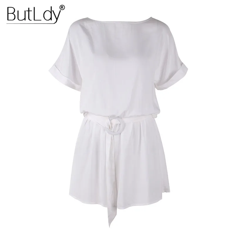 Summer 2019 Short Jumpsuit Women O Neck Casual Pleated Wide Leg Playsuit Bodysuit Female Short Sleeve White Cotton Loose Rompers
Summer 2019 Short Jumpsuit Women O Neck Casual Pleated Wide Leg Playsuit Bodysuit Female Short Sleeve White Cotton Loose Rompers
