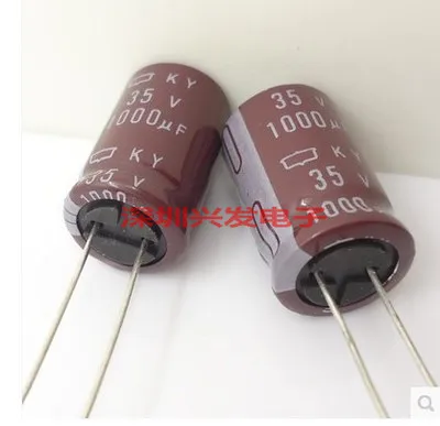 Original 50 pcs/lot 35V 1000uF 13MM * 20MM 1000uf 35v KY electrolytic capacitor ic ...
Original 50 pcs/lot 35V 1000uF 13MM * 20MM 1000uf 35v KY electrolytic capacitor ic ...