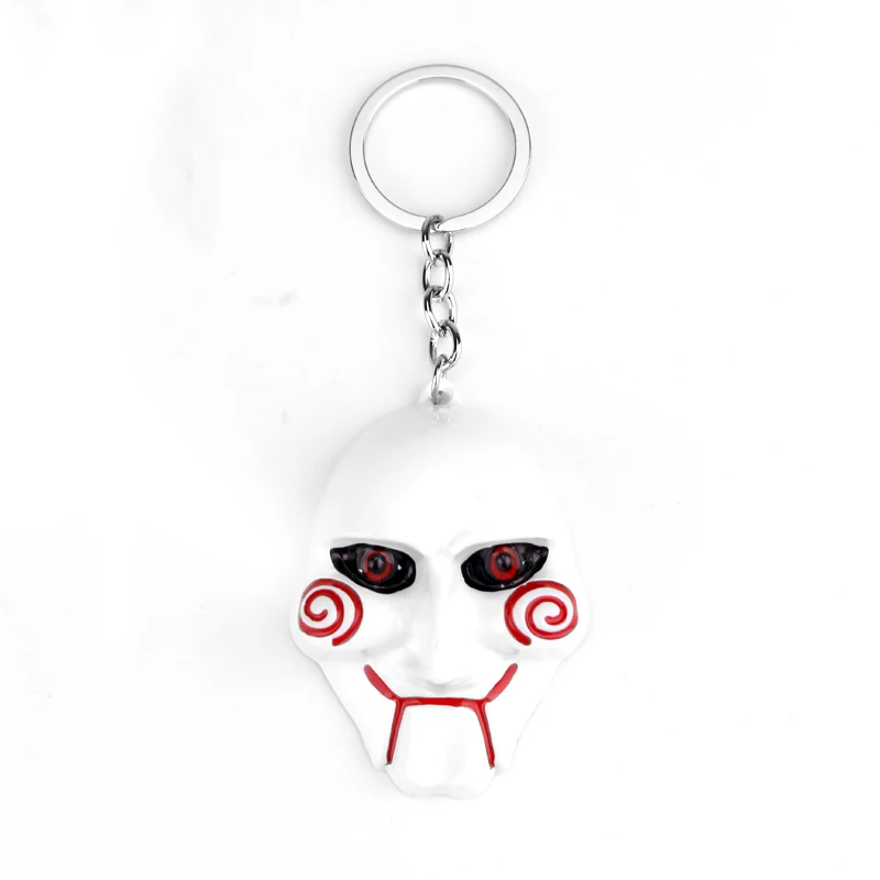 Horror Movie SAW Keychain Mask Metal Alloy Key Chain Keyring Bag Purse Key Chain Ring Souvenirs For Men Gift Car Accessories
Horror Movie SAW Keychain Mask Metal Alloy Key Chain Keyring Bag Purse Key Chain Ring Souvenirs For Men Gift Car Accessories
