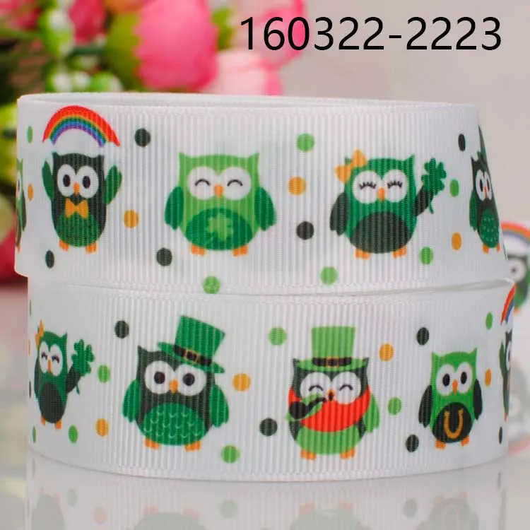 Free Shipping 50 Yards St Patrick's Day Grosgrain Ribbon Cute Cartoon Ribbon Hairbow DIY Handmade
Free Shipping 50 Yards St Patrick's Day Grosgrain Ribbon Cute Cartoon Ribbon Hairbow DIY Handmade