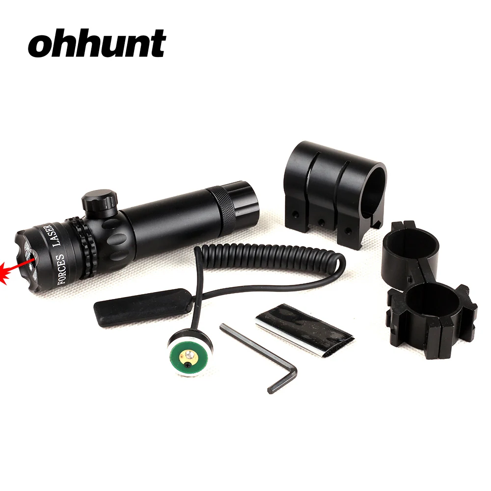 Ohhunt Охотничий Тактический красный точечный Красный лазерный прицел для винтовки