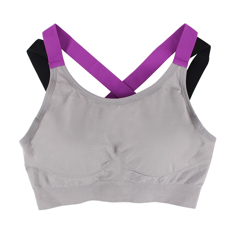 VEAMORS Shakeproof Sports Bra Women Convertible Straps Padded Tank Tops Fitness Underwear Quick Dry Seamless Running Yoga Bras | Спорт и