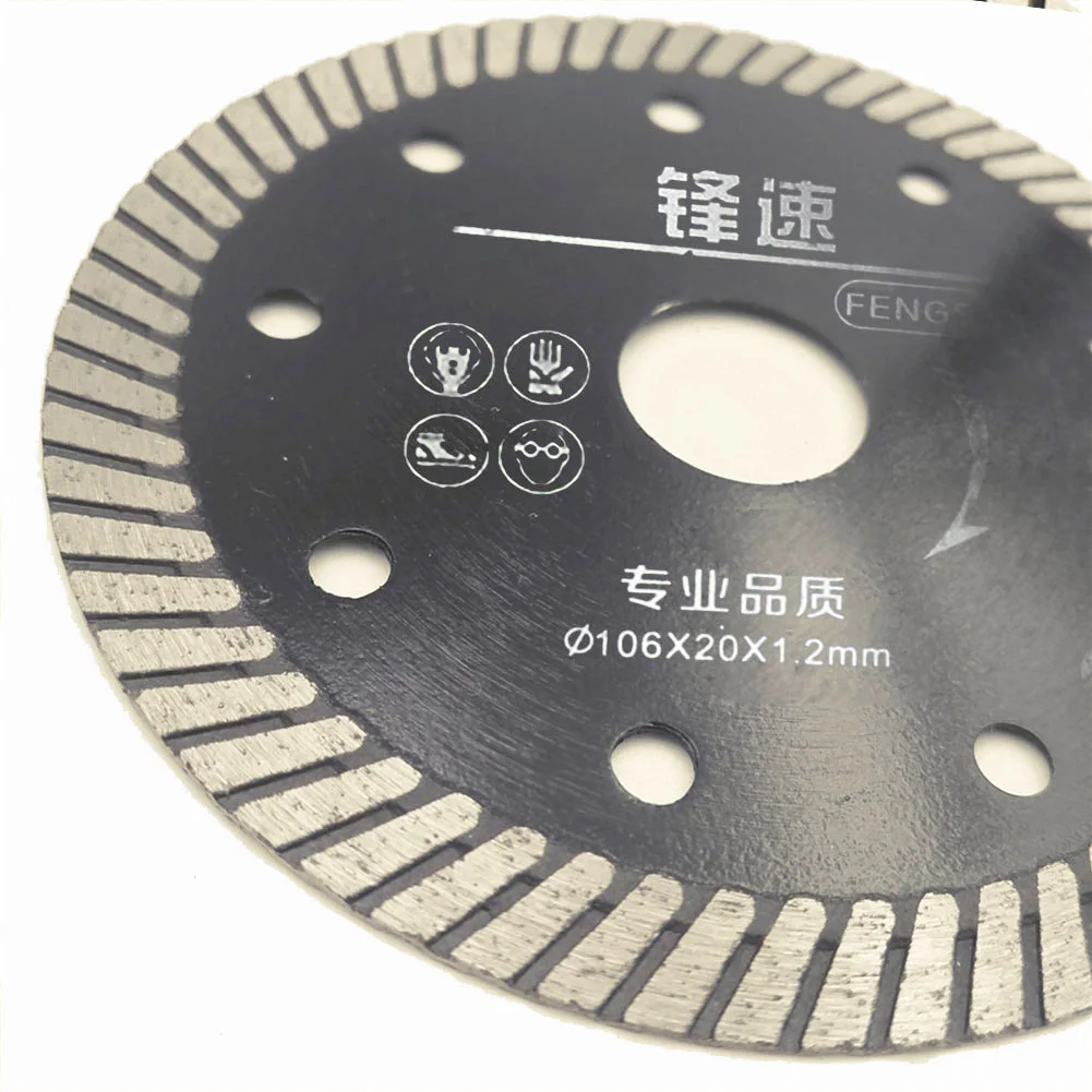 Superthin Diamond Turbo Blade For Hard Material Ceramic Tile Granite Cutting Saw Blade Ultrathin 106mm Diamond Hot Pressed
Superthin Diamond Turbo Blade For Hard Material Ceramic Tile Granite Cutting Saw Blade Ultrathin 106mm Diamond Hot Pressed