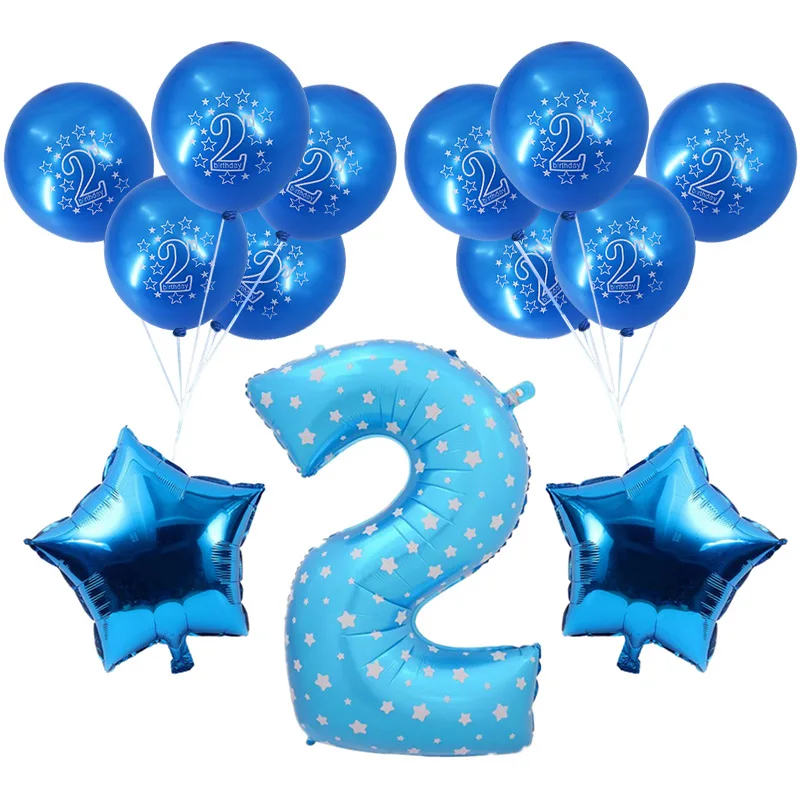 BTRUDI 1pc Pink Blue Gold Number 2pcs Aluminum foil stars 10pcs balloons Boy girl birthday party activity atmosphere decoration
BTRUDI 1pc Pink Blue Gold Number 2pcs Aluminum foil stars 10pcs balloons Boy girl birthday party activity atmosphere decoration