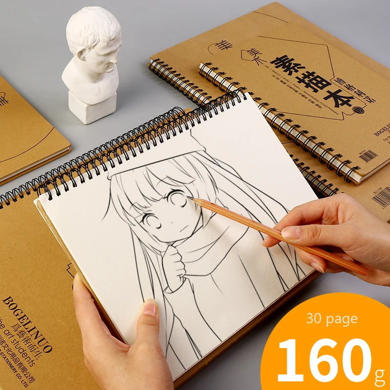 Bgln sketchbook 8 K Ручная роспись пустое искусство утолщаются восемь открытым цветом