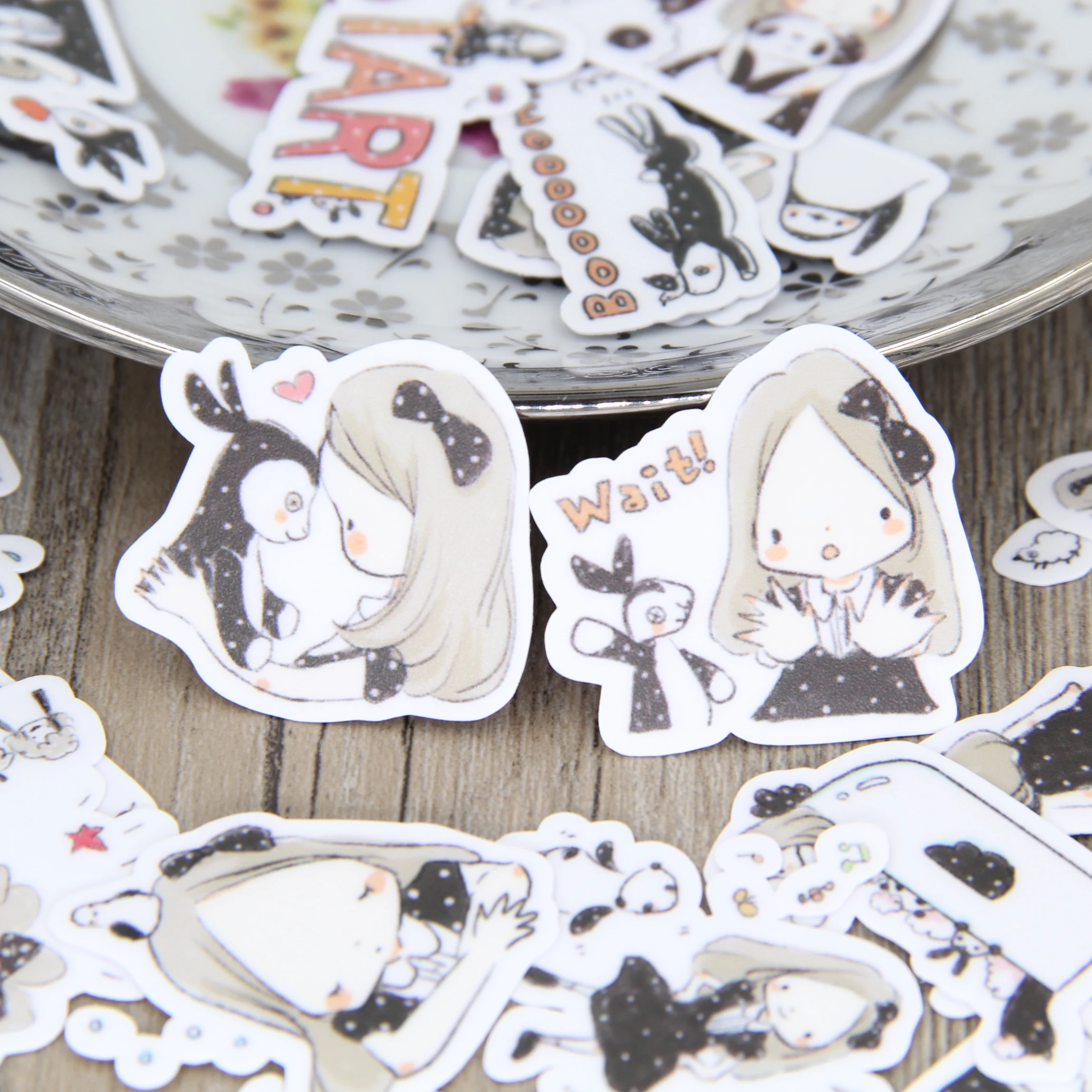 40pcs Cute Girl and Animal Scrapbooking Stickers DIY Craft DIY Sticker Pack Book Deco Diary Deco
40pcs Cute Girl and Animal Scrapbooking Stickers DIY Craft DIY Sticker Pack Book Deco Diary Deco