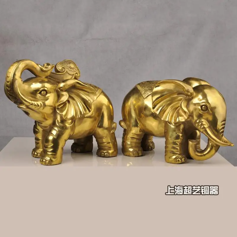 Home Decoration 2pcs/lot Chinese Feng Shui Brass Elephants Statue Furnishing Articles Elephant Sculpture Business Gift
Home Decoration 2pcs/lot Chinese Feng Shui Brass Elephants Statue Furnishing Articles Elephant Sculpture Business Gift