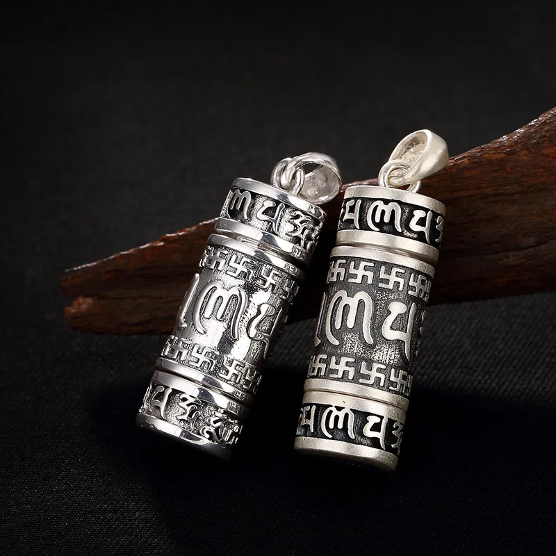Retro 990 Silver Pendant For Lady Men Ethnic Mantra Buddhism Necklace Pendant For Birthday Gift Freeshipping
Retro 990 Silver Pendant For Lady Men Ethnic Mantra Buddhism Necklace Pendant For Birthday Gift Freeshipping