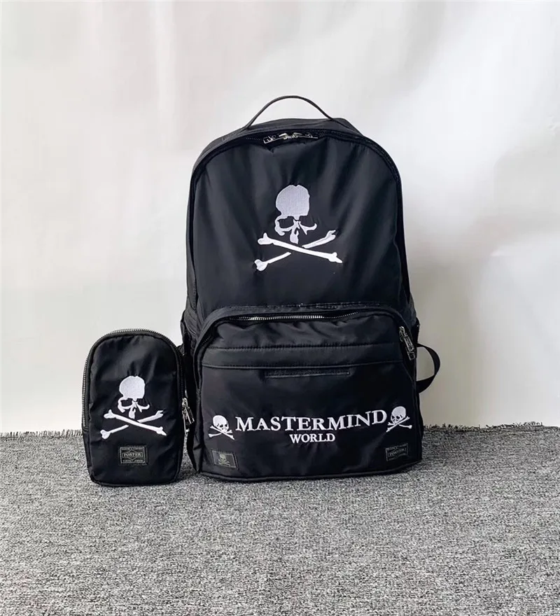19ss Best version new japan Mastermind MMJ Skull Hiphop Shoulder bag Fashion Multifunction bag
19ss Best version new japan Mastermind MMJ Skull Hiphop Shoulder bag Fashion Multifunction bag