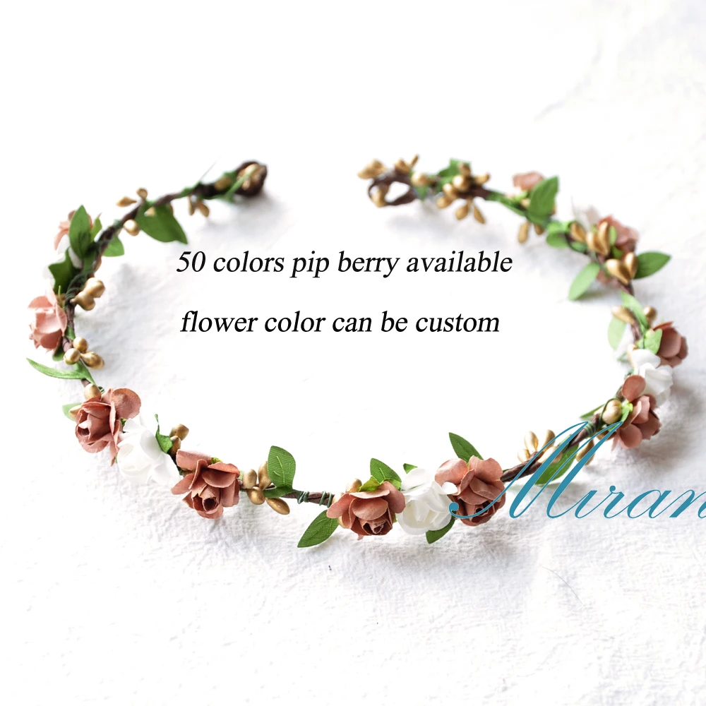 Повязка для волос ручной работы 10 шт.|wedding flower crown|flower wedding crowncrown crown |