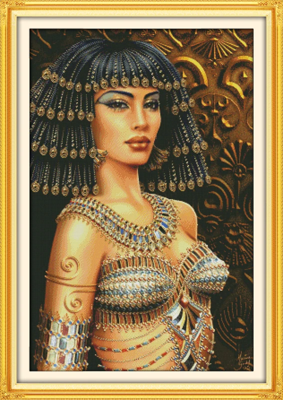 Cleopatra Counted 11CT Printed 14CT DMC Cross Stitch Set DIY Chinese Cotton Cross-stitch Kit Embroidery Needlework
Cleopatra Counted 11CT Printed 14CT DMC Cross Stitch Set DIY Chinese Cotton Cross-stitch Kit Embroidery Needlework