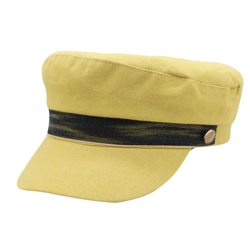 2019 New Felt Beret Hats Women Wool Military Hat Visor Army Caps Twist Belt Capitan Hat for Men Sailor Hats Flat Top Sea Cap
2019 New Felt Beret Hats Women Wool Military Hat Visor Army Caps Twist Belt Capitan Hat for Men Sailor Hats Flat Top Sea Cap
