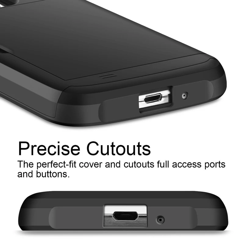 UPaitou Гибридный бронированный чехол для samsung Galaxy S4 I9500 чехол-кошелек с отделением