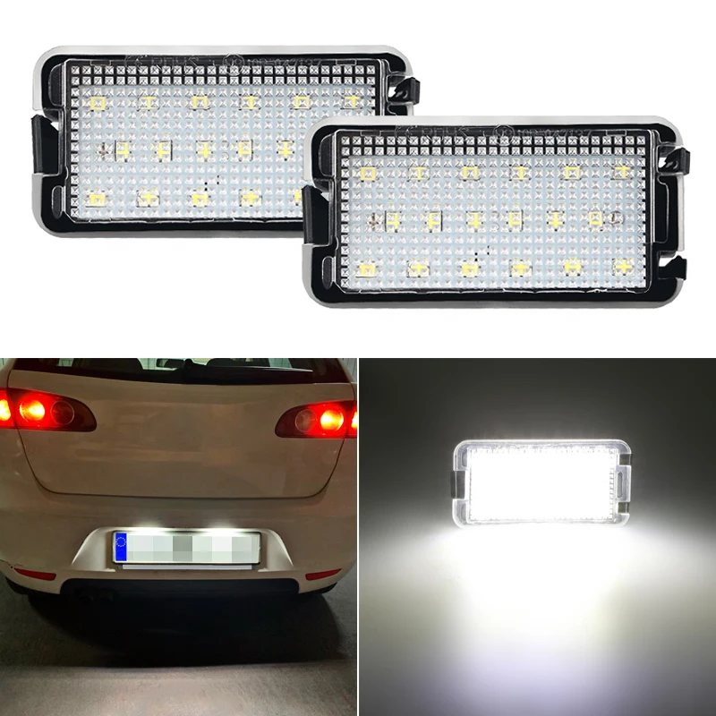 2pcs Error Free Led License Plate Lights Lamp For Seat Altea Arosa Ibiza Cordoba Leon Toledo 12V White License plate Lights
2pcs Error Free Led License Plate Lights Lamp For Seat Altea Arosa Ibiza Cordoba Leon Toledo 12V White License plate Lights